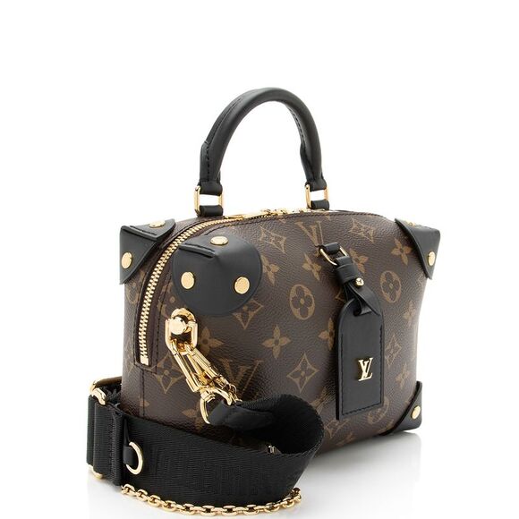 Louis Vuitton Monogram Canvas Petite Malle Souple Satchel - Picture 2 of 11